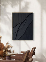 Black & White Abstract Painting #CXA 028