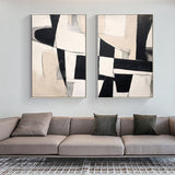 Abstract Tranquility Painting SET OF 2 #CXA 00101