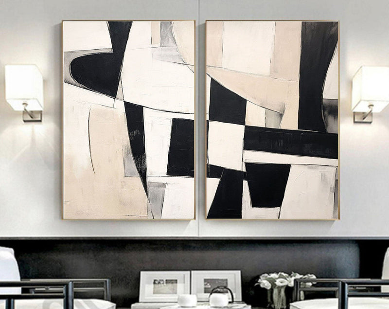 Abstract Tranquility Painting SET OF 2 #CXA 00101