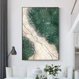 Verdant Veins Abstract Painting
