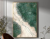 Verdant Veins Abstract Painting
