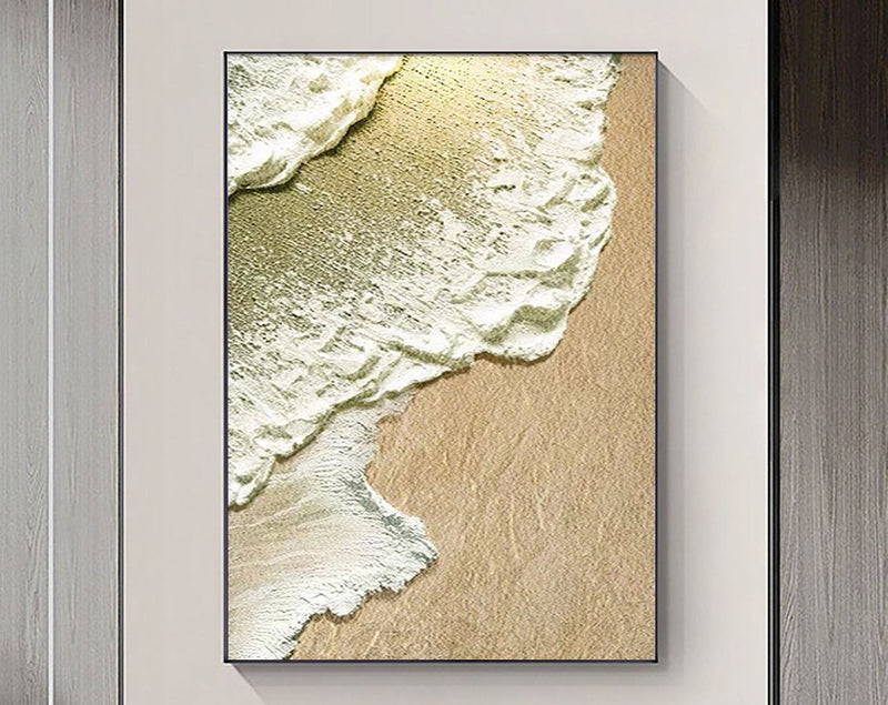 White Minimalist Abstract Painting #CXA 00705