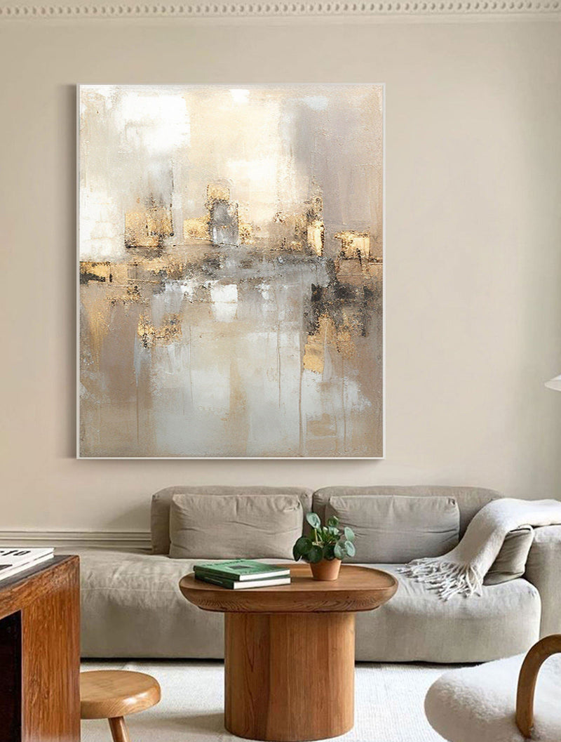 Grey Minimalist Painting #CXA 00305
