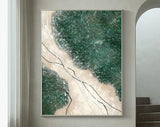 Verdant Veins Abstract Painting