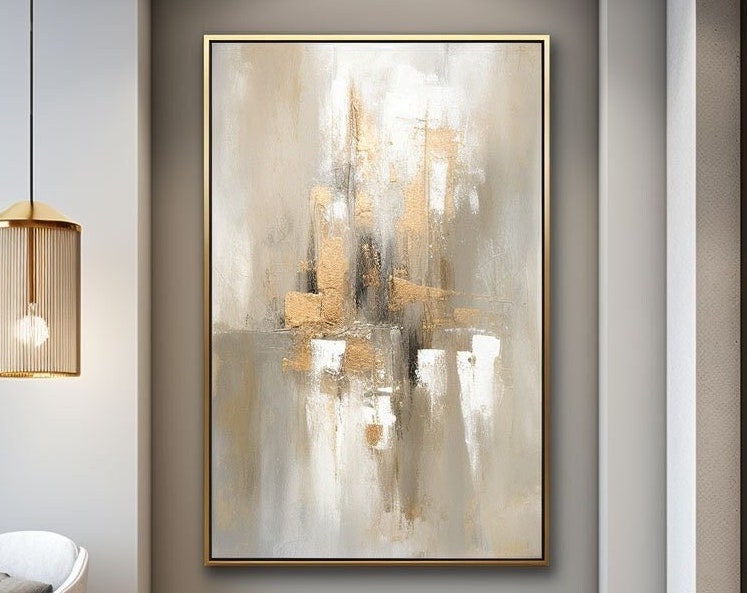 Grey Minimalist Painting #CXA 00405