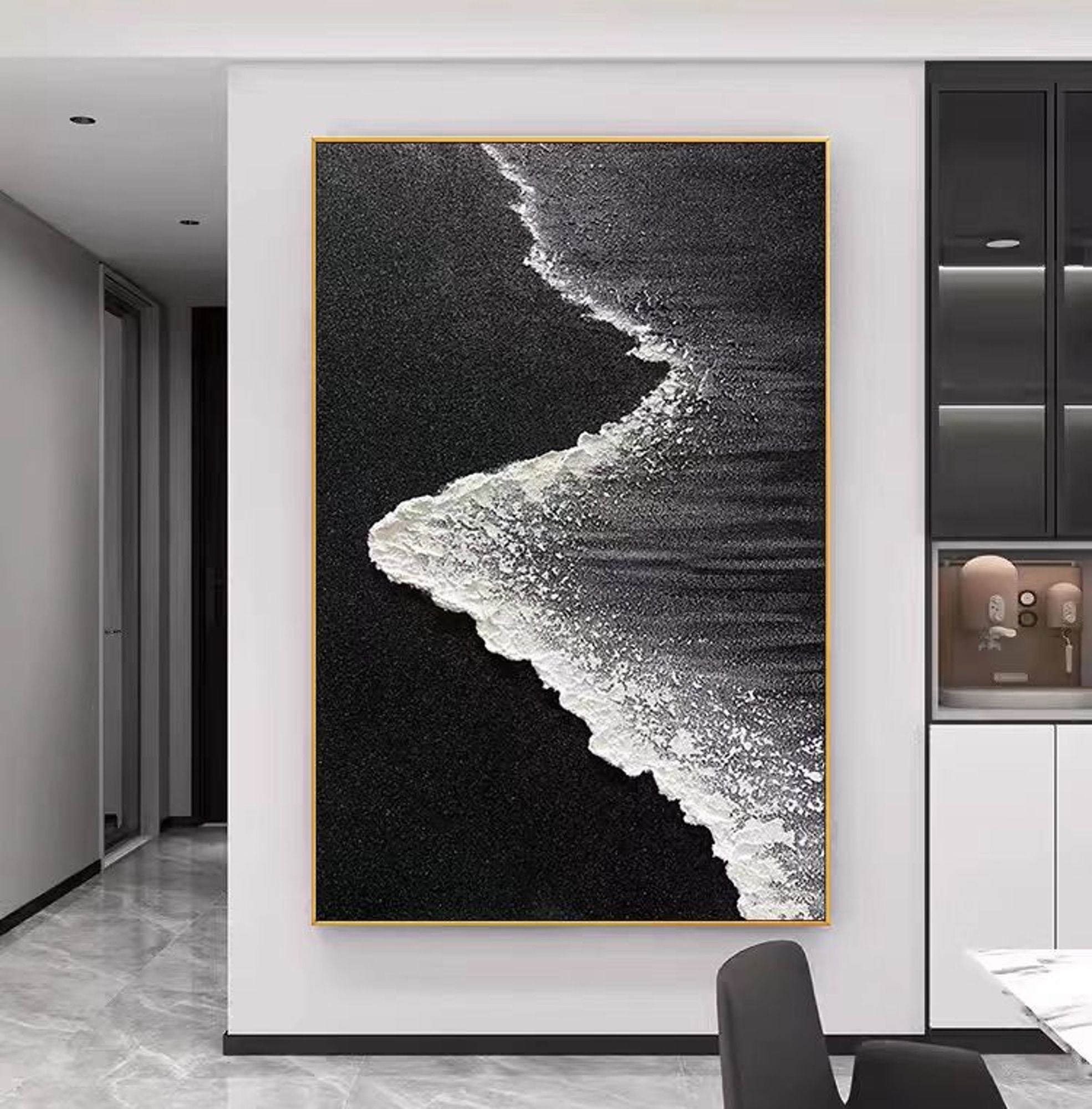 Custom Large Texture Painting on Canvas