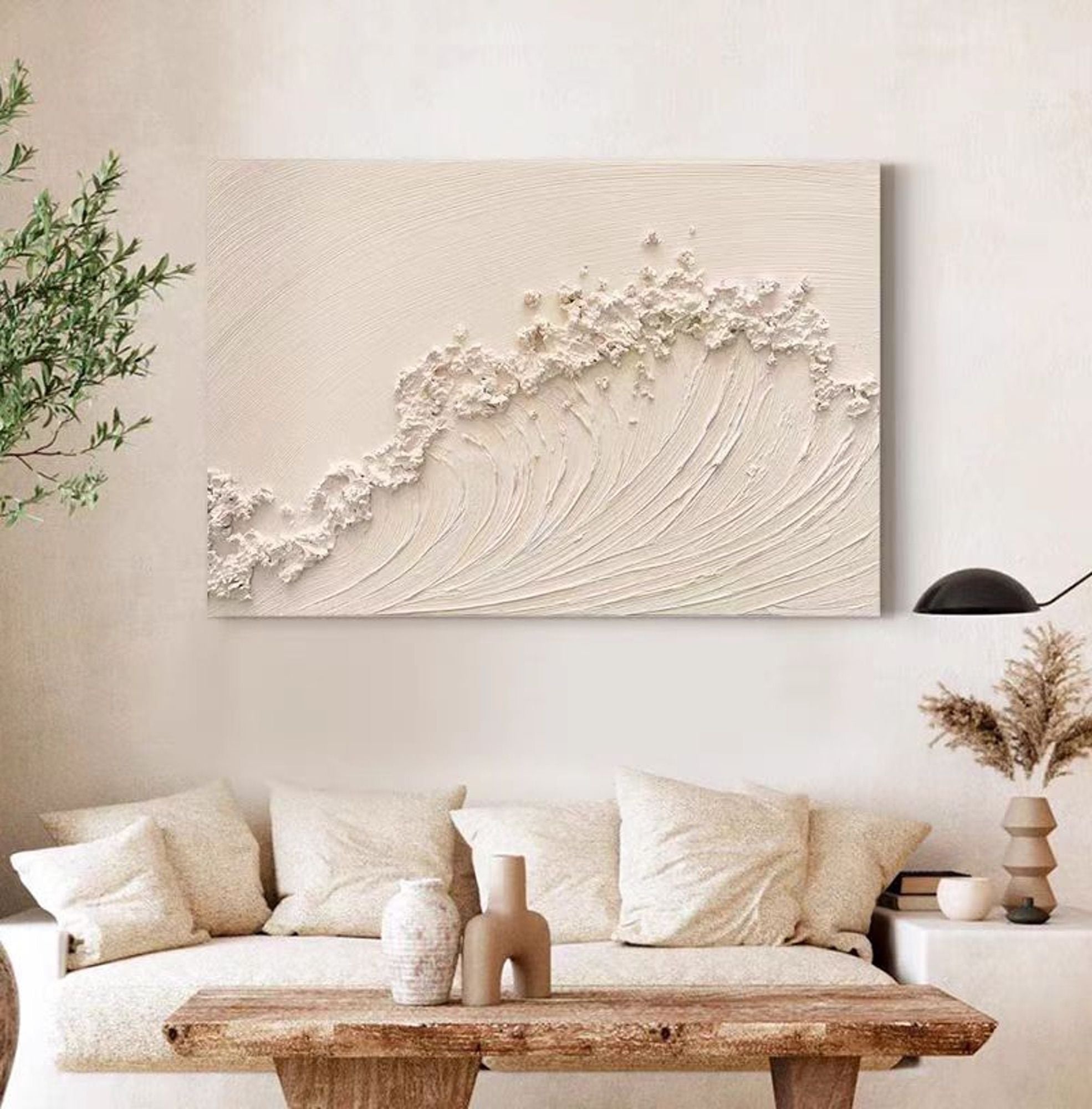 Custom Large Texture Painting on Canvas