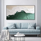 Custom Original 3D Textured Abstract Flower Painting On Canvas