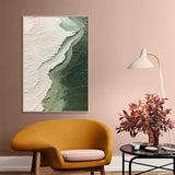 Custom Original 3D Textured Abstract Flower Painting On Canvas